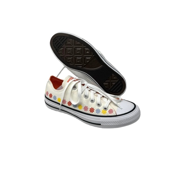 Converse Ctas OX Canvas Egret Multi Low Top Sneakers Women's Shoes Skate A08107F - Picture 4 of 9